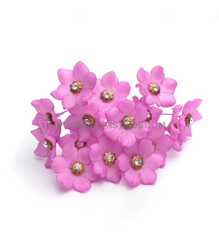 FLEUR DE PORCELAINE DE COULEUR 2,4 CM