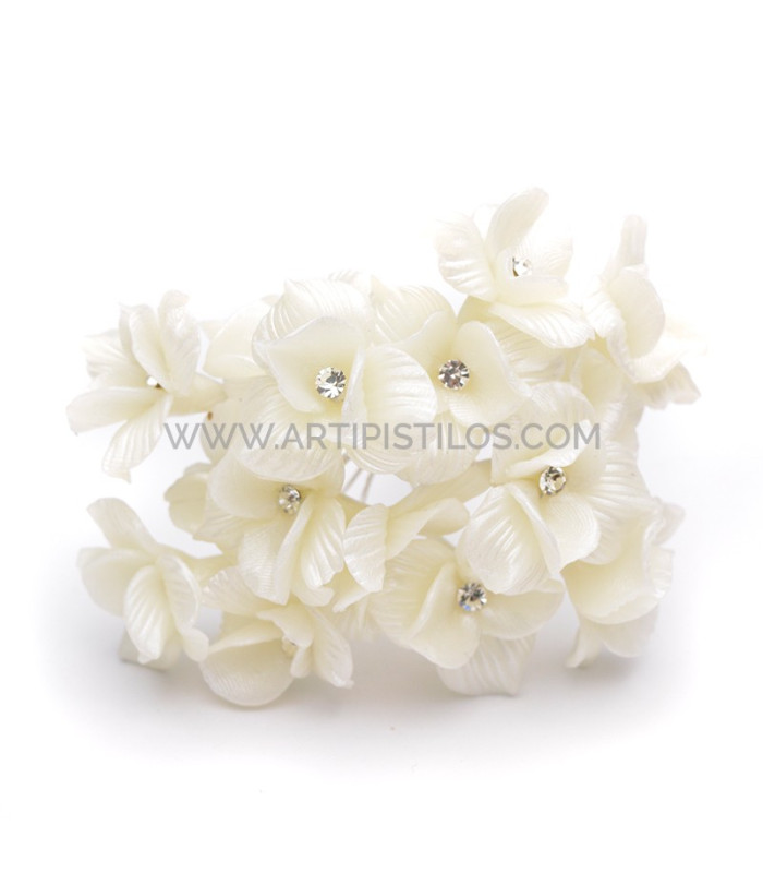 FLEUR DE PORCELAINE FRAICHE 2.3 CM