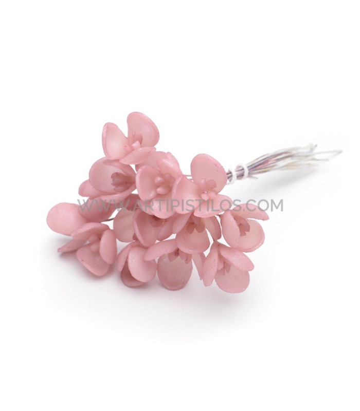 FLEUR DE PORCELAINE DE COULEUR 1,5 CM