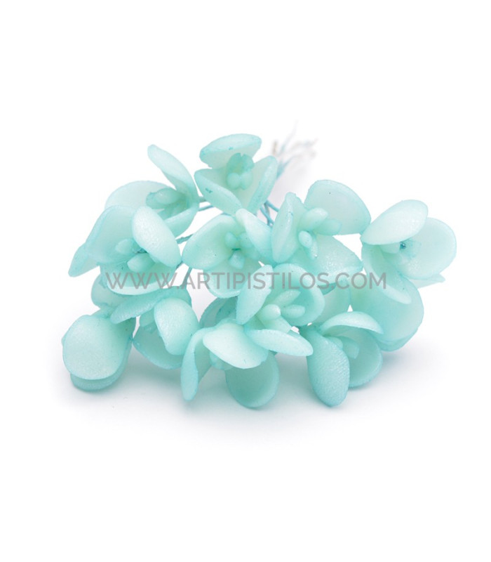 FLEUR DE PORCELAINE DE COULEUR 1,5 CM