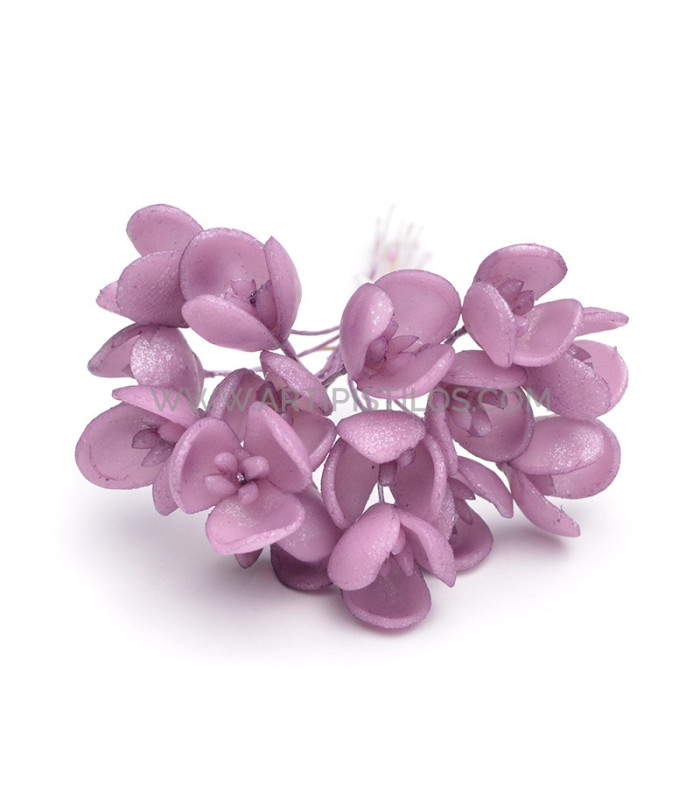 FLEUR DE PORCELAINE DE COULEUR 1,5 CM