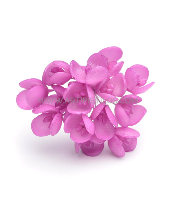 FLEUR DE PORCELAINE DE COULEUR 1,5 CM