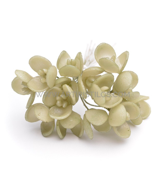 FLEUR DE PORCELAINE DE COULEUR 1,5 CM