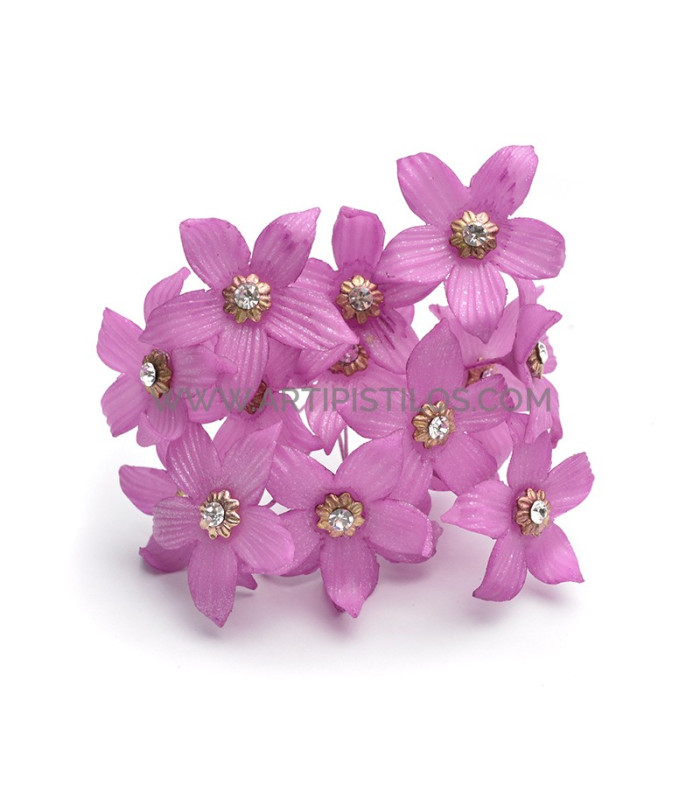 FLEUR DE PORCELAINE DE COULEUR 2,7 CM
