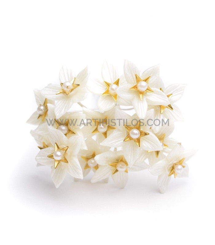 FLEUR DE PORCELAINE FROIDE 1,8 CM