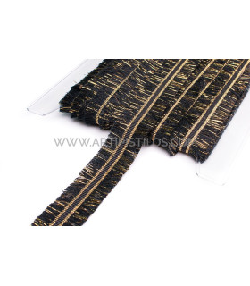 Passementerie polyester / lurex 30 mm