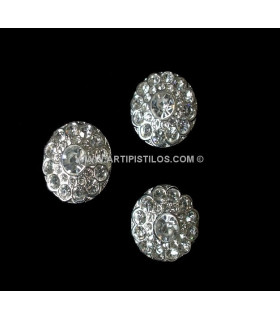 BOUTON SIMILI CRISTAL DE BOHÊME 18 MM.