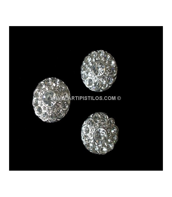 BOUTON SIMILI CRISTAL DE BOHÊME 18 MM.