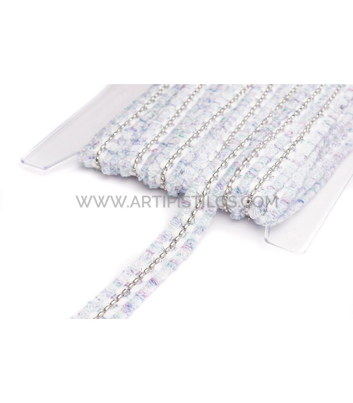 Passementerie lurex & métal 20 mm