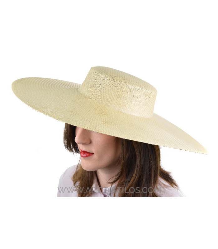 Chapeau en fibres naturelles "ALEJANDRIA"