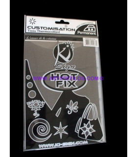 TISSU SPECIAL POUR FIXER AVEC UN FER Á REPASSER