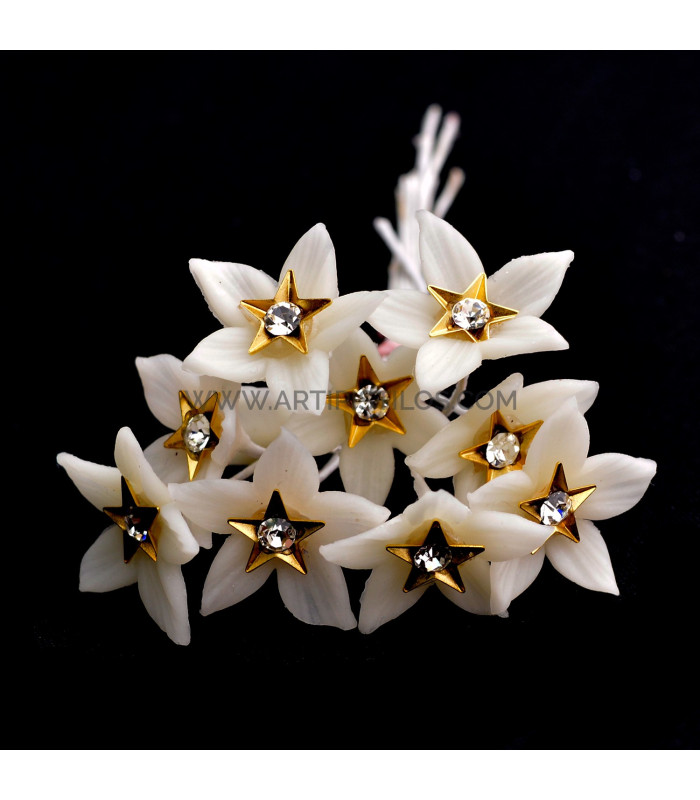FLEUR DE PORCELAINE FROIDE 1,8 CM