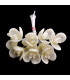 FLEUR DE PORCELAINE DE COULEUR 1,5 CM