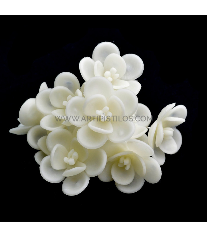 FLEUR DE PORCELAINE FROIDE 2.6 CM
