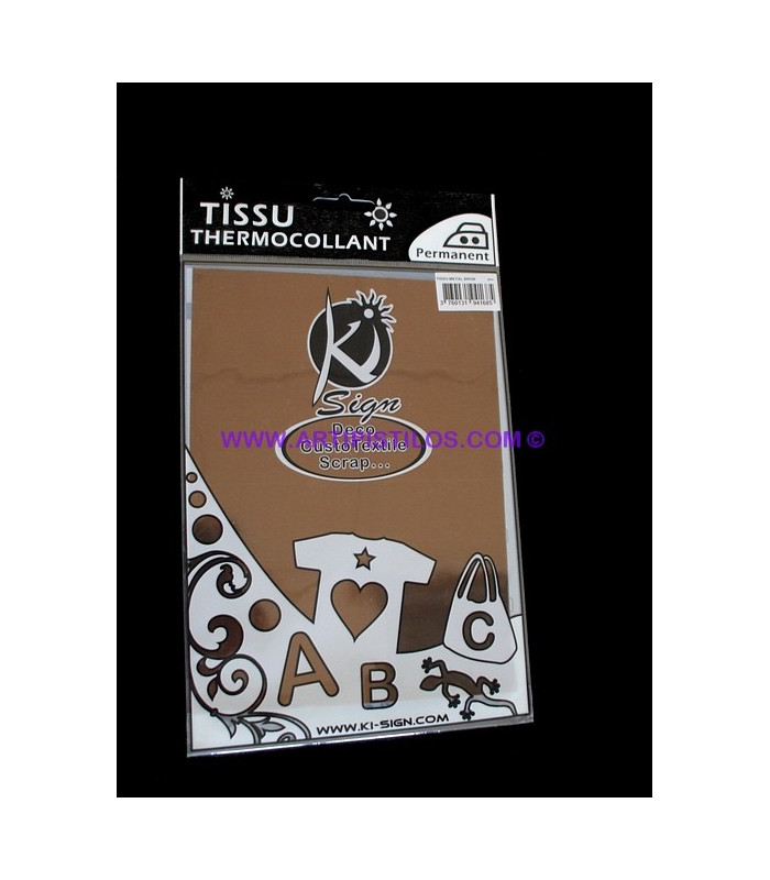 TISSU SPECIAL POUR FIXER AVEC UN FER Á REPASSER