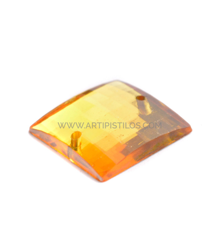 Piedra cuadrada para confección 16 x 16 mm