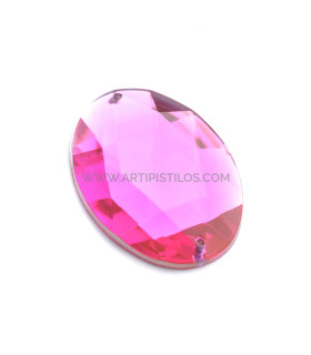 Pierre ovale à coudre 18 x 25 mm