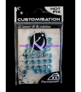 DIAMANT TISSU POUR FIXER AVEC FER À REPASSER