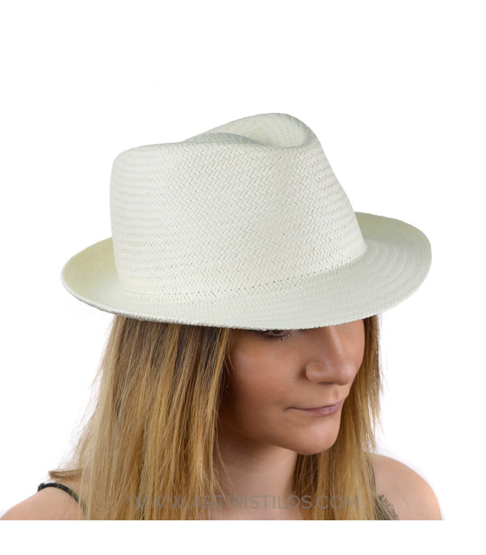 CHAPEAU DE FIBRES VÉGÉTALES "PATRICIA"