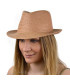 CHAPEAU DE FIBRES VÉGÉTALES UNISEX "PATRICIA"
