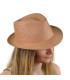 CHAPEAU DE FIBRES VÉGÉTALES "PATRICIA"