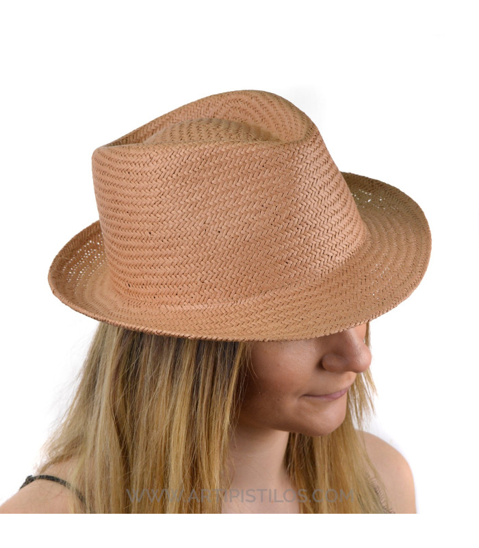 CHAPEAU DE FIBRES VÉGÉTALES "PATRICIA"