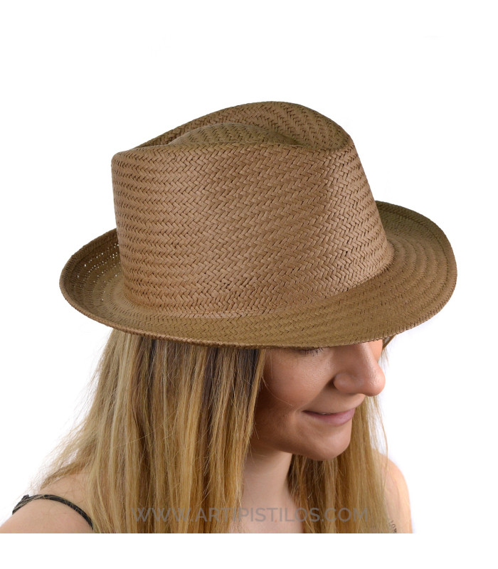 CHAPEAU DE FIBRES VÉGÉTALES "PATRICIA"