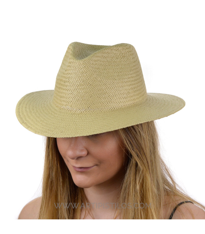 CHAPEAU DE FIBRES VEGETALES "GRACE"