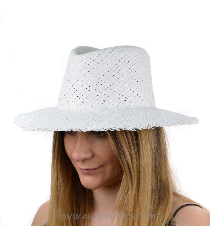 Chapeau en fibres naturelles "BLUEBEACH"