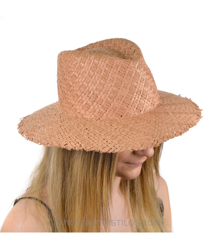 Chapeau en fibres naturelles "BLUEBEACH"