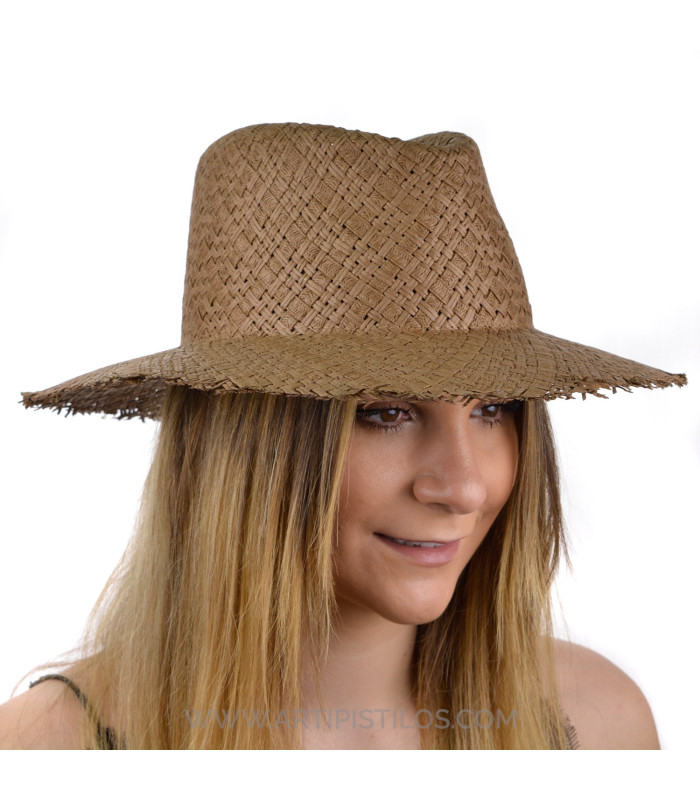 Chapeau en fibres naturelles "BLUEBEACH"