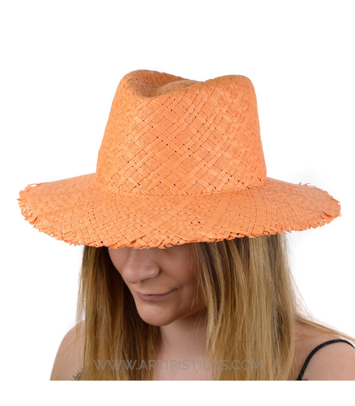 Chapeau en fibres naturelles "BLUEBEACH"