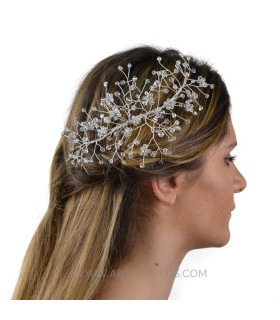 Ornement métallique pour cheveux "BRUNA"