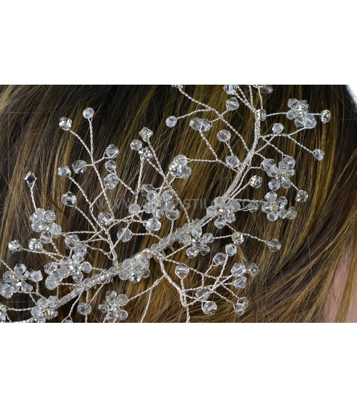 Ornement métallique pour cheveux "BRUNA"