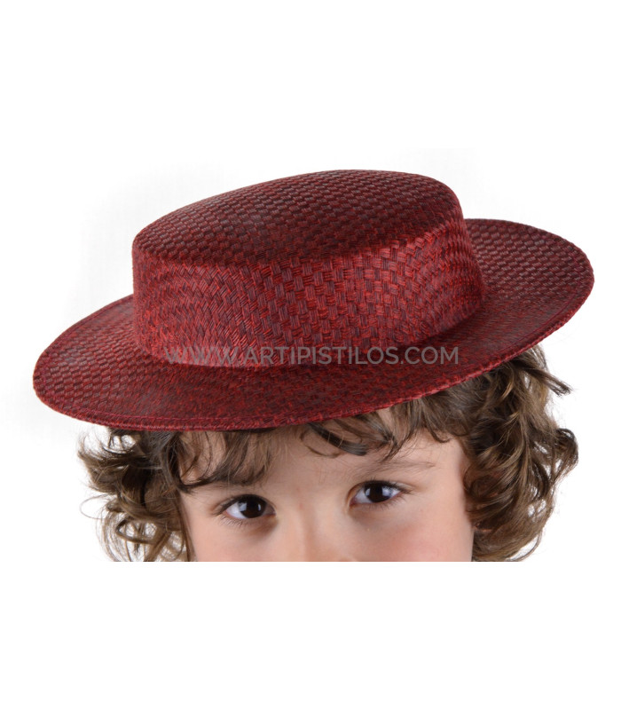 CANOTIER POUR DES ENFANTS DE FIBRES VÉGÉTALES "GINES"
