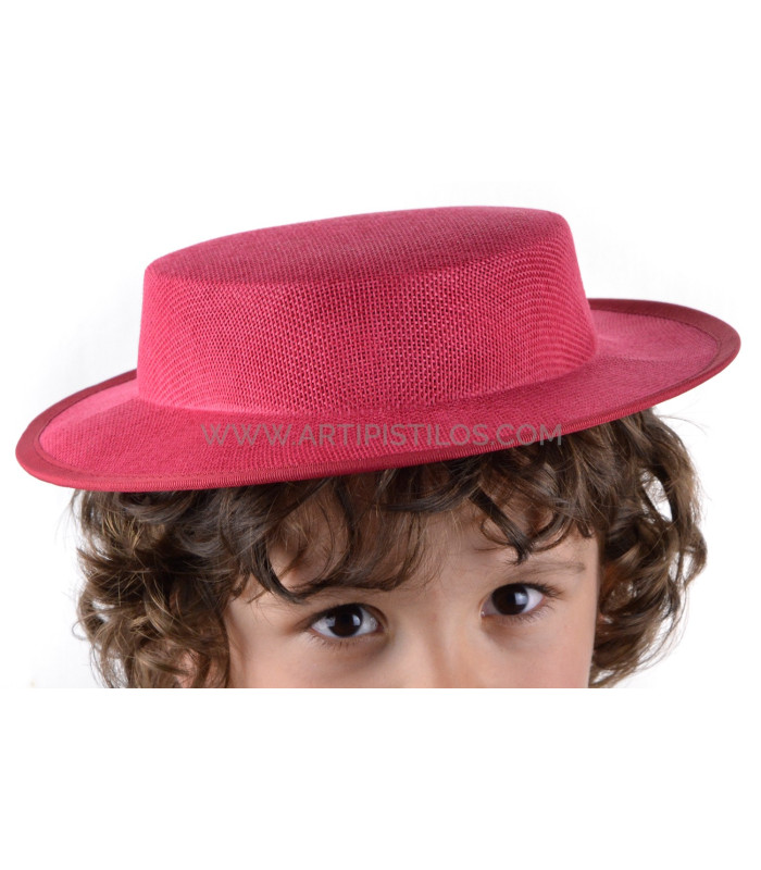 CANOTIER POUR DES ENFANTS DE FIBRES VÉGÉTALES "BORMUJOS"