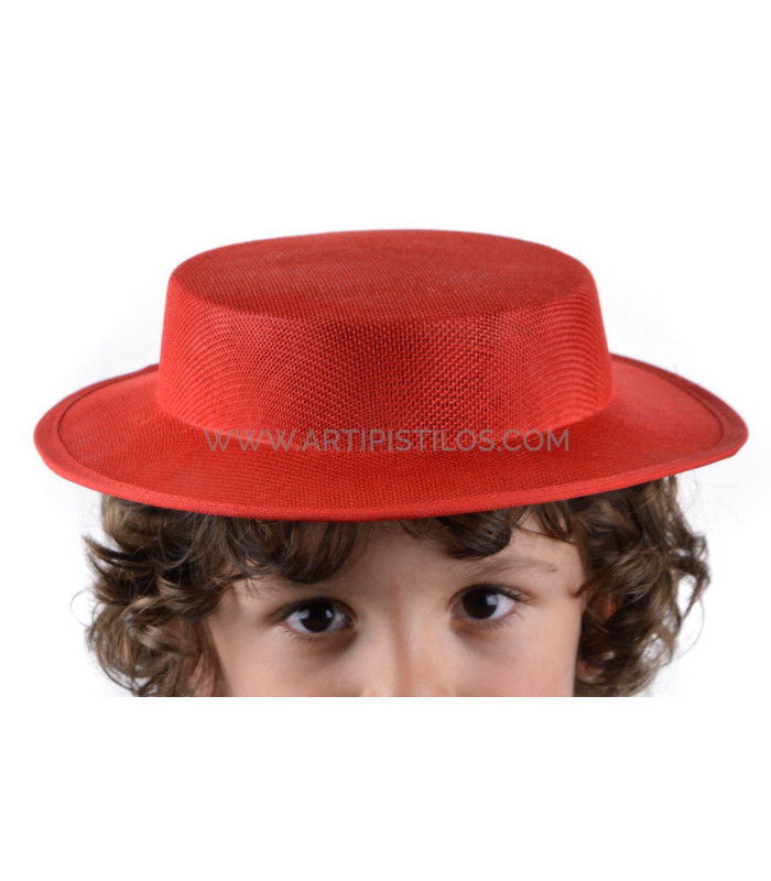 CANOTIER POUR DES ENFANTS DE FIBRES VÉGÉTALES "BORMUJOS"