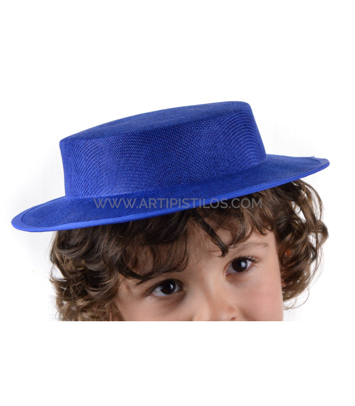 CANOTIER POUR DES ENFANTS DE FIBRES VÉGÉTALES "BORMUJOS"