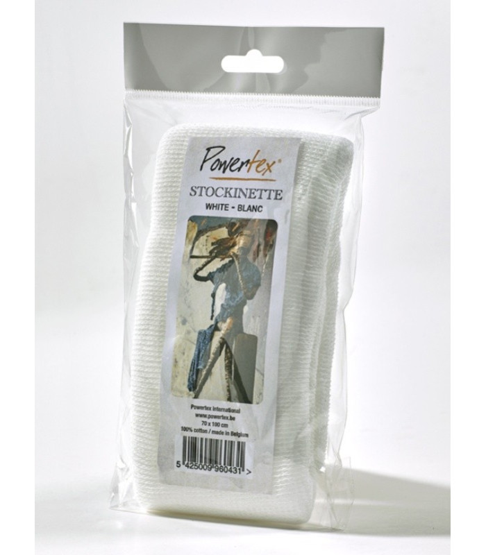 Stockinette blanc 70x100 cm