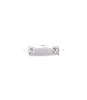 PIERRE RECTANGULAIRE POUR COUTURE 18x6MM