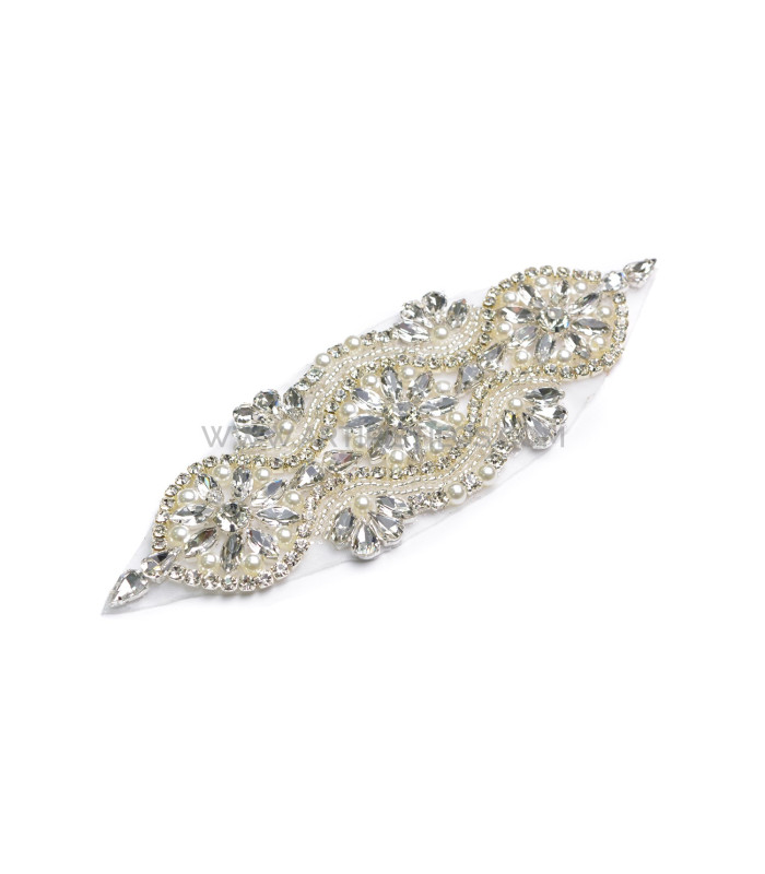 APPLICATION TERMOADHESIVE AVEC DES PIERRES 16 X 5.5 CM