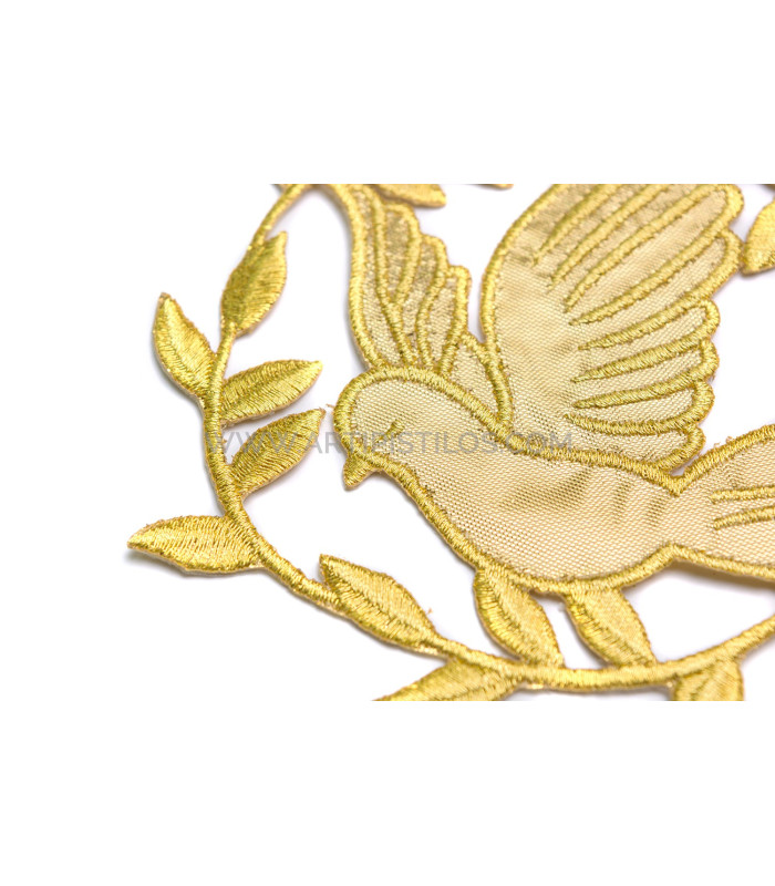 APPLICATION THERMO-ADHÉSIF DE BRODERIE "PALOMA"