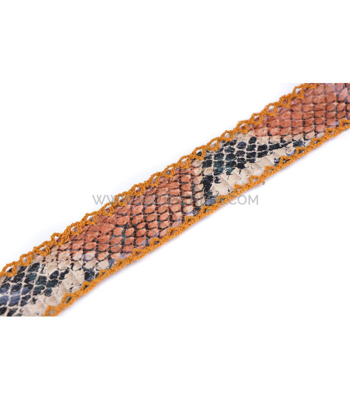 Ruban décoratif en similicuir