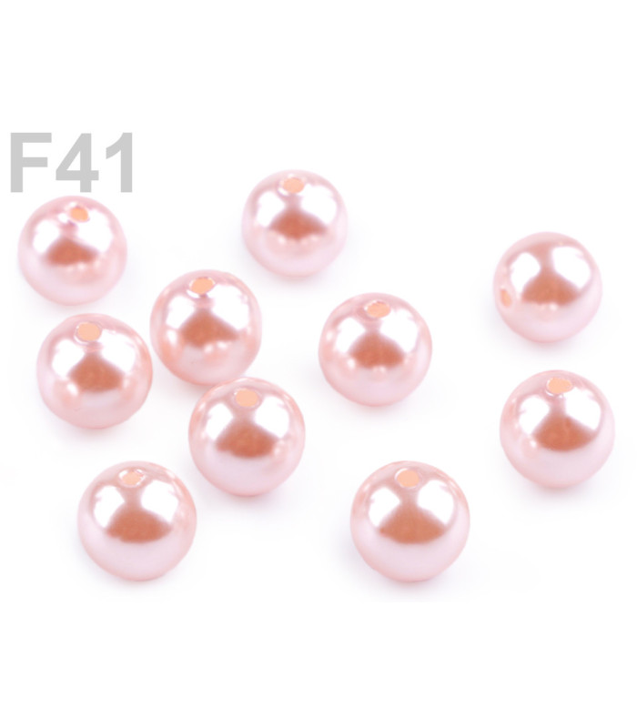 SAC DE PERLES EN PLASTIQUE 10 MM.