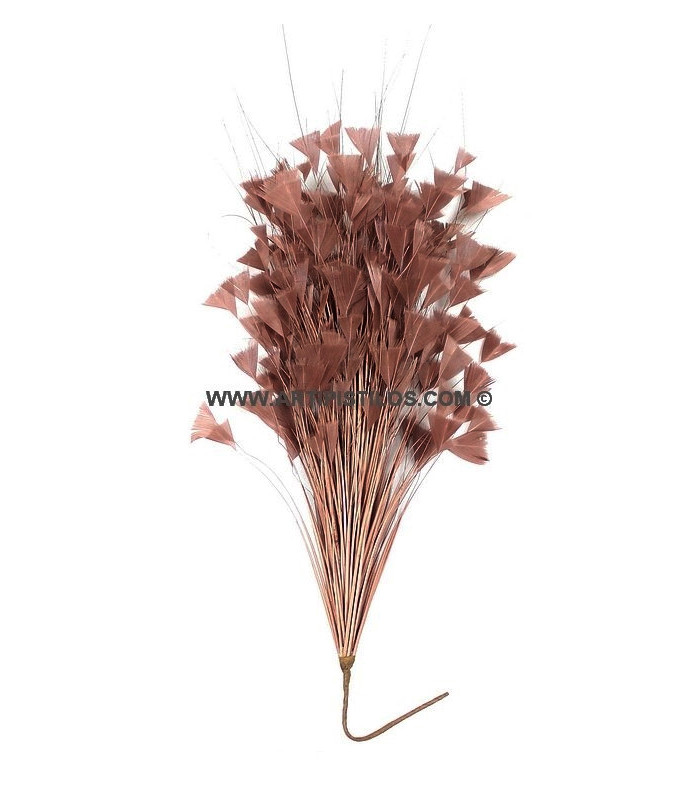 ASSEMBLAGE DE PLUMES 30 X 15 cm