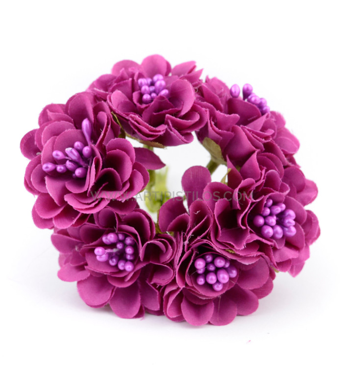 BOUQUET DE FLEUR EN TISSU (6 PCS.) "AMBERES"