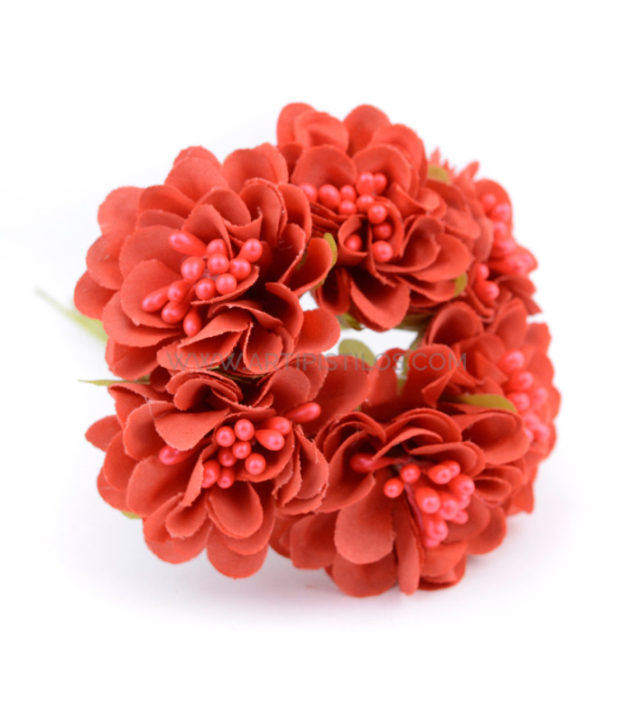 BOUQUET DE FLEUR EN TISSU (6 PCS.) "AMBERES"
