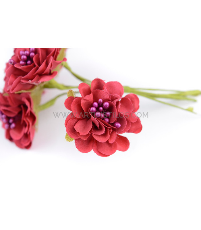 BOUQUET DE FLEUR EN TISSU (6 PCS.) "AMBERES"
