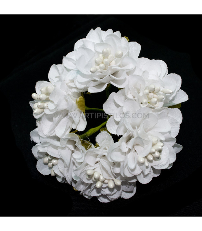 BOUQUET DE FLEUR EN TISSU (6 PCS.) "AMBERES"
