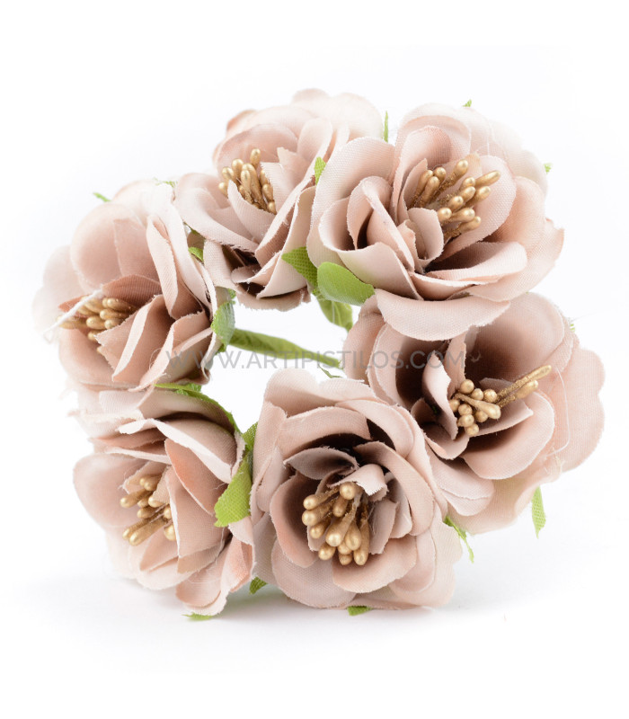 BOUQUET DE FLEUR EN TISSU (6 PCS) "BREMEN"